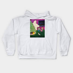 Christmas Ghost Kids Hoodie